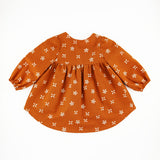 Back of High Low Baby Top PDF Sewing Pattern on White Background