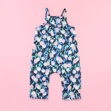 Poppy Romper Sewing Pattern with No Ruffle and Pants