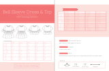 The bell sleeve dress and top pdf sewing pattern