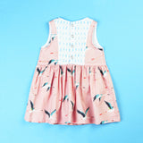 flamingo dress back with snaps
