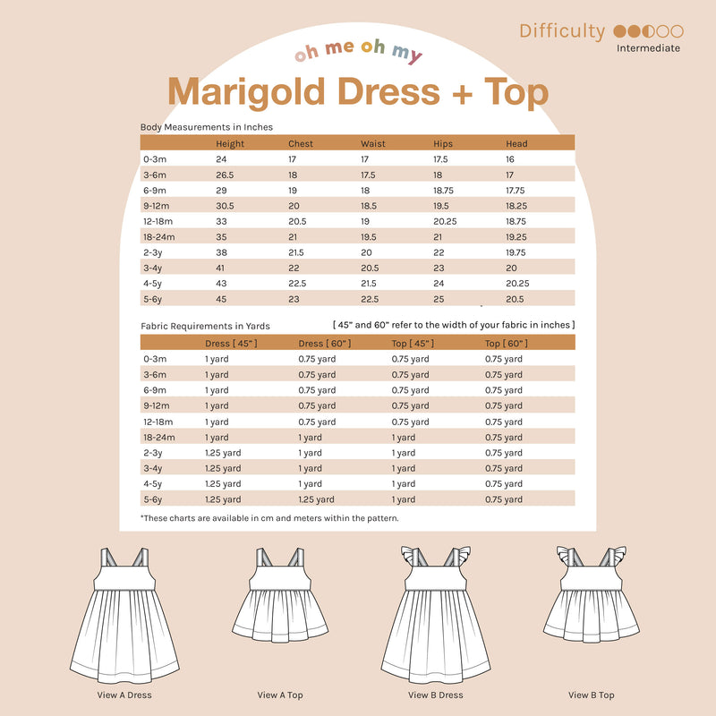 Marigold Top Pattern