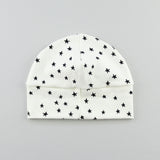 the back of the star baby hat