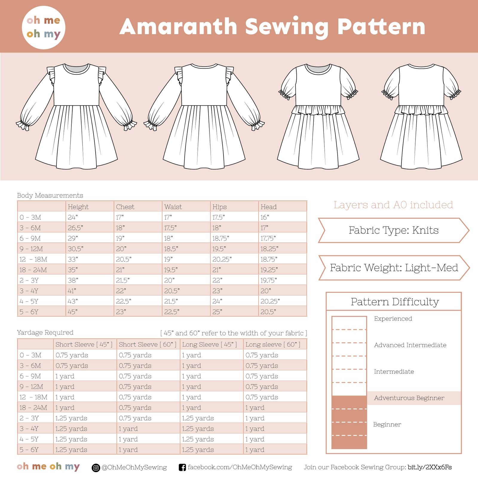 Amaranth Dress Pattern Amaranth Dress Pattern