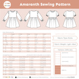 Amaranth Dress Pattern