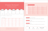 The Poppy Romper PDF Sewing Pattern