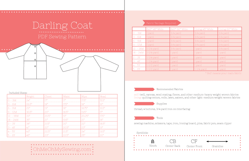 Darling Coat Pattern