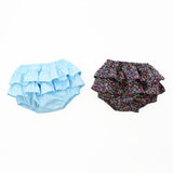 ruffle baby bloomers side by side